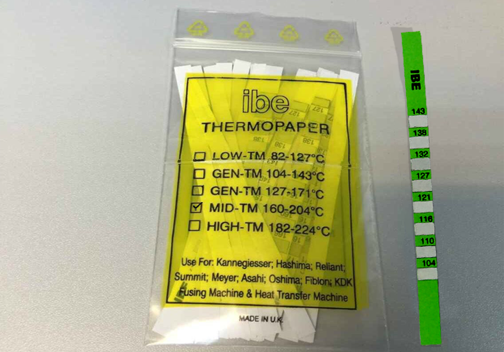 Giấy đo nhiệt độ IBE 104 - 143 độ C thermopaper